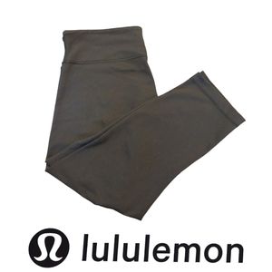 Lululemon Wunder Under Crops Black Size 10